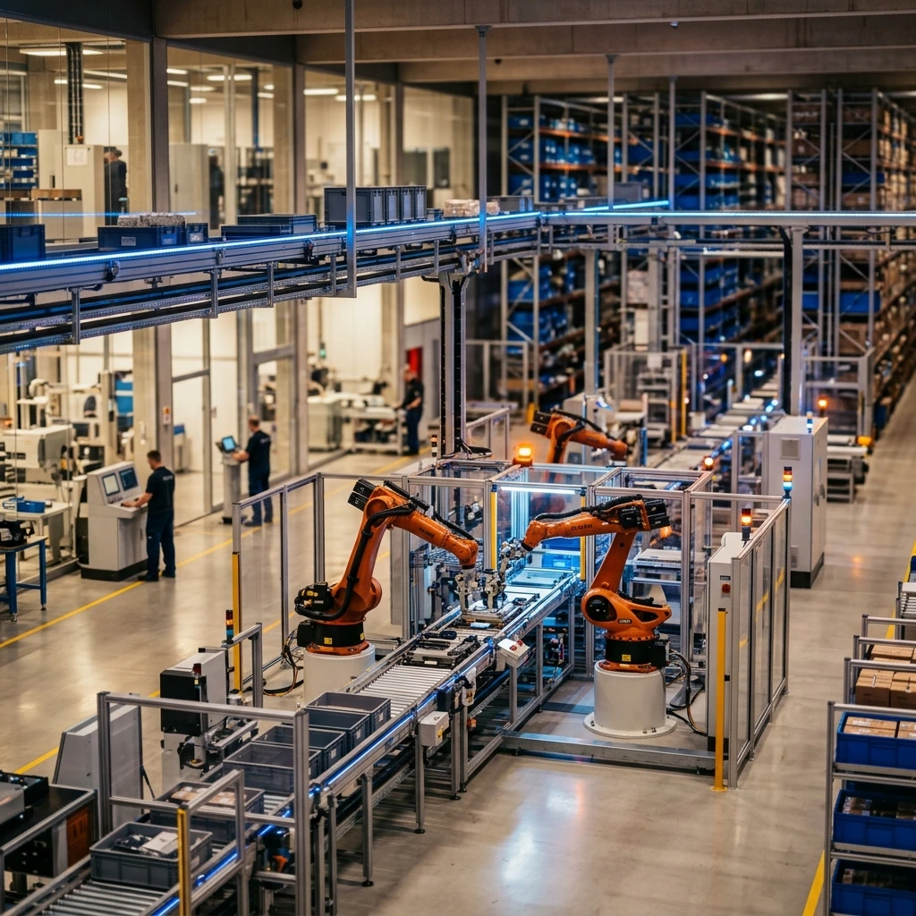 Automated Industrial Manufacturing Facility